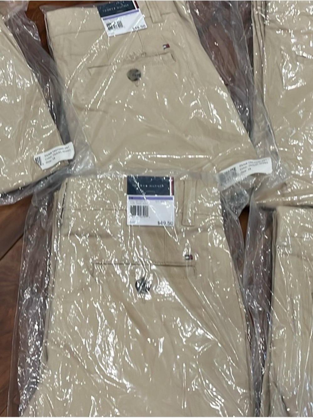 Tommy Hilfiger Boys 18 Khaki Chino Pants New!